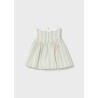 Vestido con lino rayas bebe mayoral