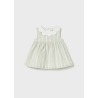 Vestido con lino rayas bebe mayoral