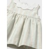 Vestido con lino rayas bebe mayoral