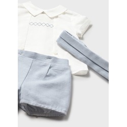 Conjunto corto ceremonia bebe niño mayoral