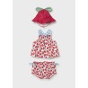 Conjunto 3 piezas baño protección solar bebe niña mayoral