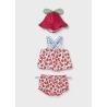 Conjunto 3 piezas baño protección solar bebe niña mayoral