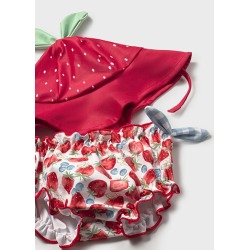 Conjunto 3 piezas baño protección solar bebe niña mayoral