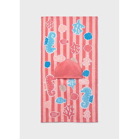 Toalla playa con capucha bebé mayoral