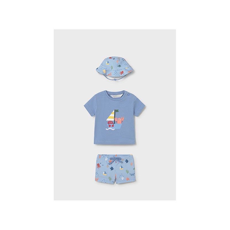 Conjunto baño 3 piezas protección solar bebe niño mayoral