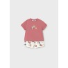 Conjunto bermuda estampada y camiseta bebe niño mayoral