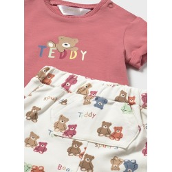 Conjunto bermuda estampada y camiseta bebe niño mayoral