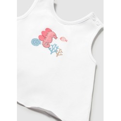 Conjunto 3 piezas baño protección solar bebe niña mayoral