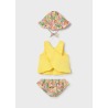 Conjunto 3 piezas baño protección solar bebe niña mayoral