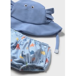 Conjunto de bañador y gorro bebe niño mayoral