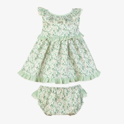 Vestido con braguita estampado bebe Miranda
