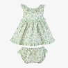 Vestido con braguita estampado bebe Miranda