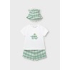 Conjunto 3 piezas con gorro orejitas bebe niño mayoral