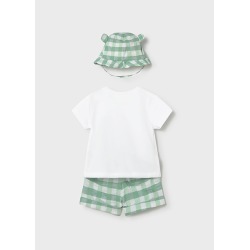 Conjunto 3 piezas con gorro orejitas bebe niño mayoral