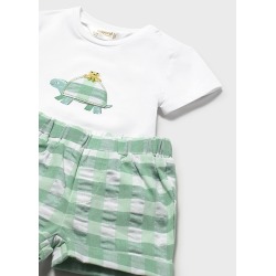 Conjunto 3 piezas con gorro orejitas bebe niño mayoral