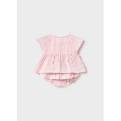 Conjunto cubrepañal y blusa bebe niña mayoral