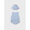 Pelele rayas con gorro bebe niño mayoral