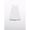 Vestido crepe flores 3d niña Abel&Lula