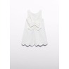 Vestido crepe flores 3d niña Abel&Lula