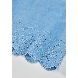 Top denim bordado niña boboli
