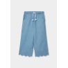 Pantalón denim bordado niña boboli