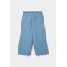 Pantalón denim bordado niña boboli
