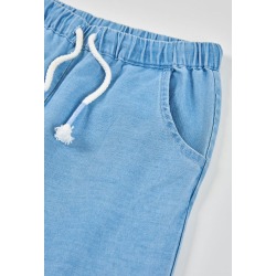 Pantalón denim bordado niña boboli