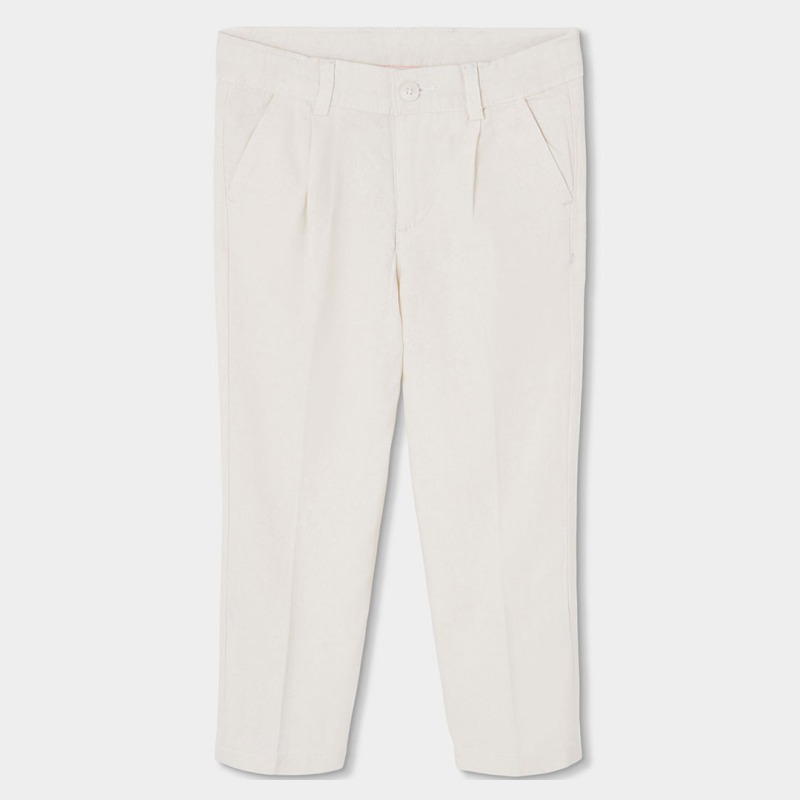 Pantalón lino niño boboli
