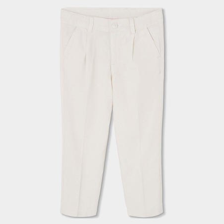 Pantalón lino niño boboli