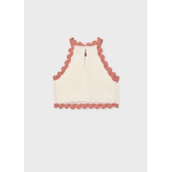 Top tricot flores chica mayoral
