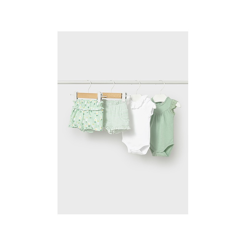 Conjunto 4 piezas bebe niña mayoral