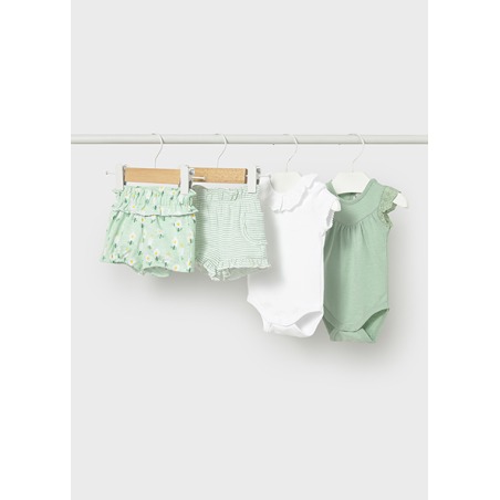 Conjunto 4 piezas bebe niña mayoral