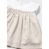 Vestido combinado rayas bebe niña mayoral