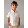 Conjunto bermuda y camisa con lino niño mayoral