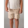 Conjunto bermuda y camisa con lino niño mayoral