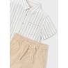 Conjunto bermuda y camisa con lino niño mayoral