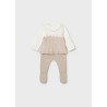 Conjunto polaina y jersey tricot bebe niña mayoral