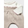 Conjunto polaina y jersey tricot bebe niña mayoral
