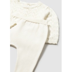 Conjunto polaina y jersey tricot bebe mayoral
