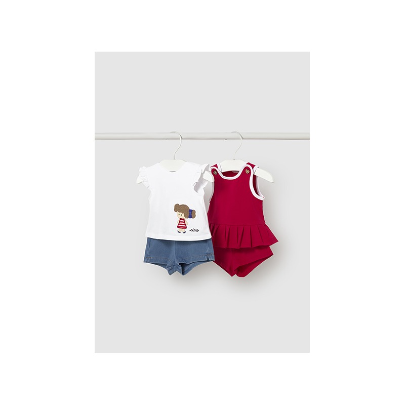 Conjunto 4 piezas bebe niña mayoral