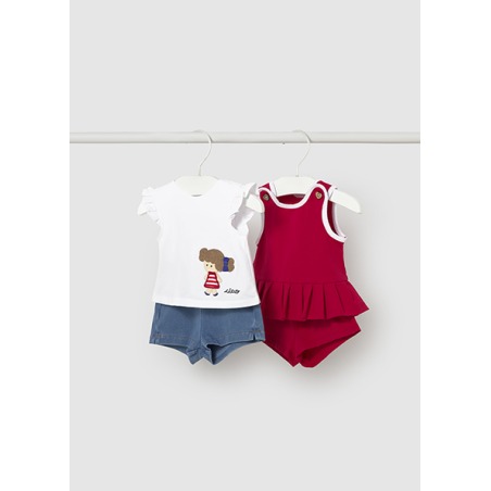 Conjunto 4 piezas bebe niña mayoral