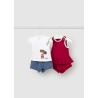 Conjunto 4 piezas bebe niña mayoral