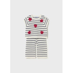 Conjunto pantalón y camiseta corazones niña mayoral
