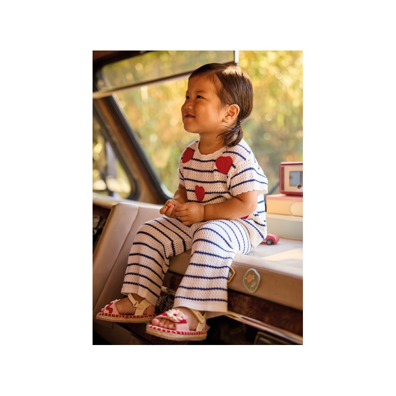 Conjunto pantalón y camiseta corazones niña mayoral