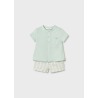 Conjunto pantalón corto y camisa bebe niño mayoral
