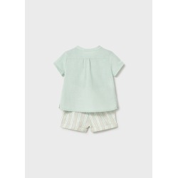 Conjunto pantalón corto y camisa bebe niño mayoral
