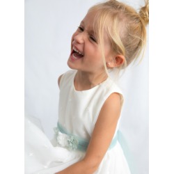 Vestido ceremonia tul bordado niña mayoral