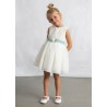 Vestido ceremonia tul bordado niña mayoral
