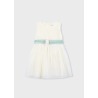 Vestido ceremonia tul bordado niña mayoral