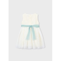 Vestido ceremonia tul bordado niña mayoral